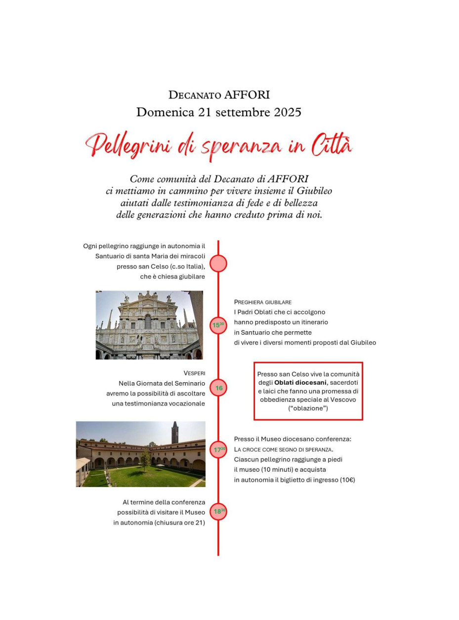Pellegrini di Speranza in Città