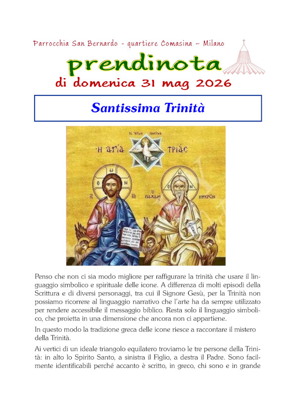 22 - Prendinota 31 maggio 2026