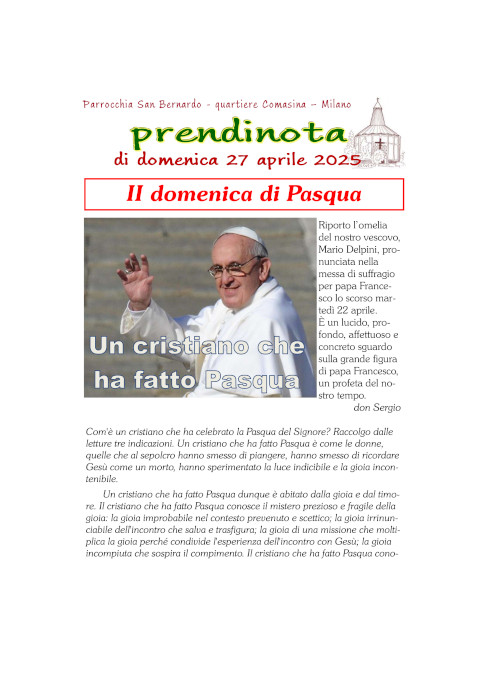 17 - Prendinota 27 aprile 2025