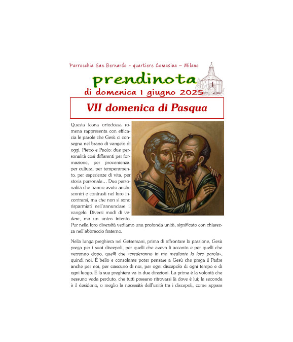 22 - Prendinota 1 giugno 2025