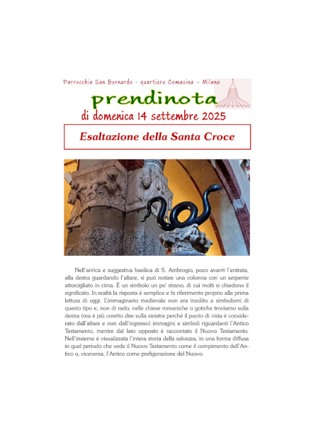 Prendinota 32 - 14 settembre 2025
