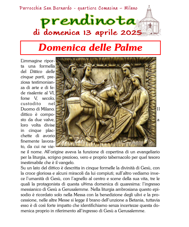 15 - Prendinota 13 aprile 2025