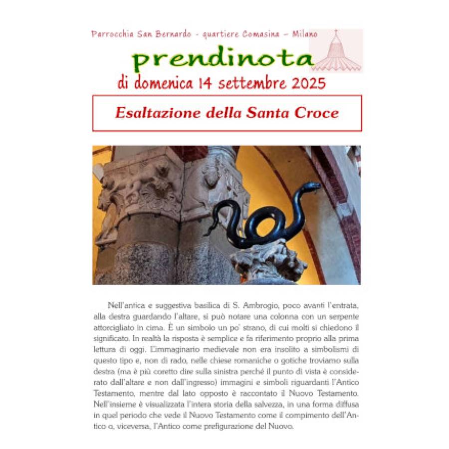 Prendinota 32 - 14 settembre 2025