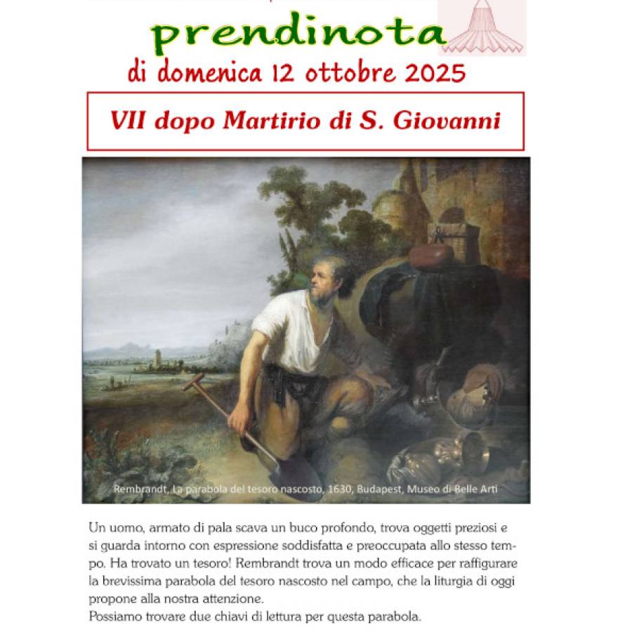36 - Prendinota 12 ottobre 2025
