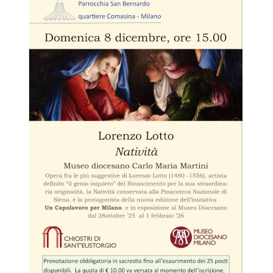 Avvento 2025 - La Natività di Lorenzo Lotto