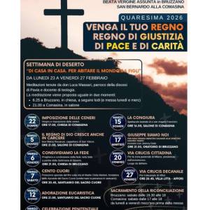 Programma Quaresima 2026