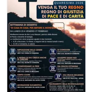 Programma Quaresima 2026