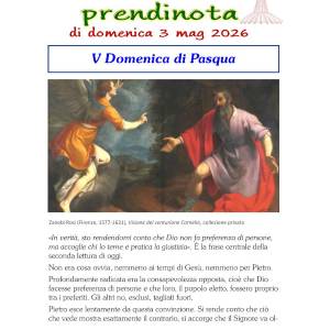 18 - Prendinota 3 maggio 2026