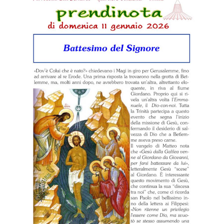 02 - Prendinota 11 gennaio 2026